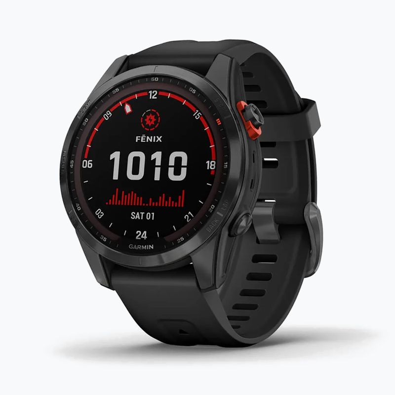 Hodinky Garmin Fenix 7S Solar Hrm Elevate Ox sivé 010-02539-13