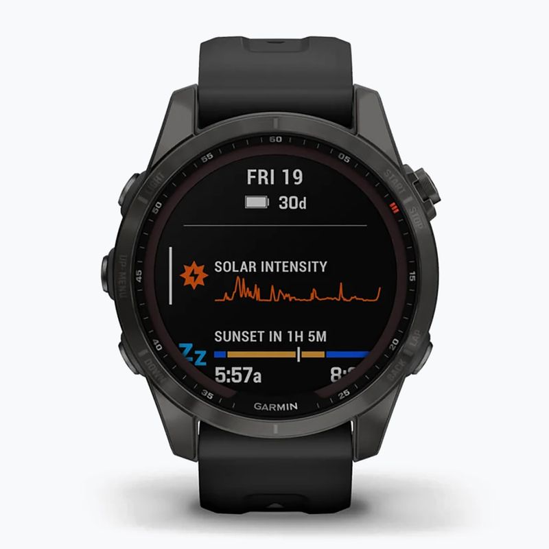 Hodinky Garmin Fenix 7S Sapphire Solar Hrm Elevate Ox black 010-02539-25 2