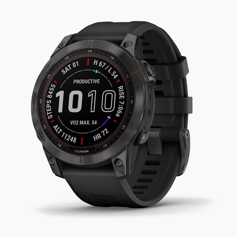 Hodinky Garmin Fenix 7 Sapphire Solar Hrm Elevate Ox black 010-02540-21