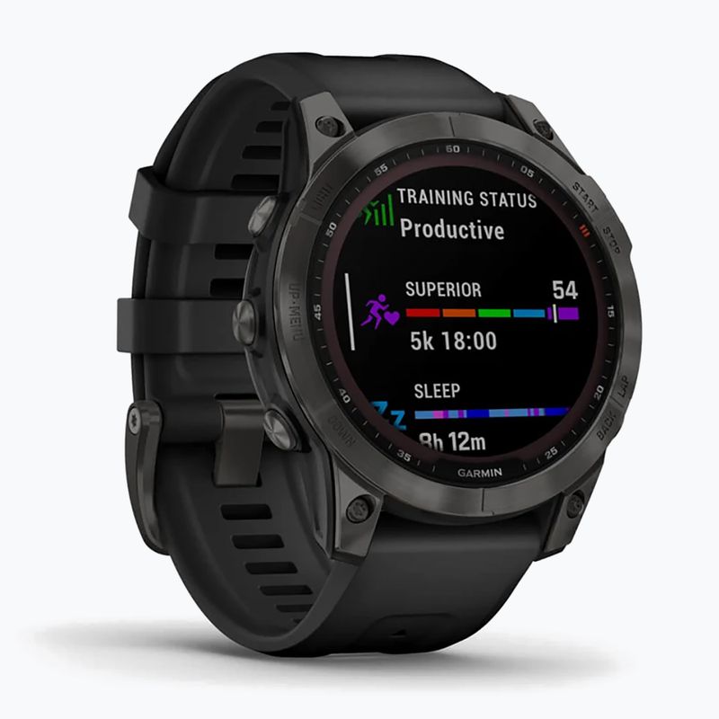 Hodinky Garmin Fenix 7 Sapphire Solar Hrm Elevate Ox black 010-02540-21 3