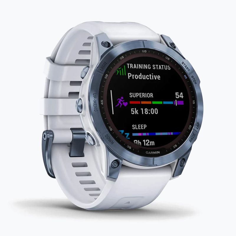 Garmin Fenix 7 Sapphire Solar Hrm Elevate Ox hodinky modré 010-02540-25 3