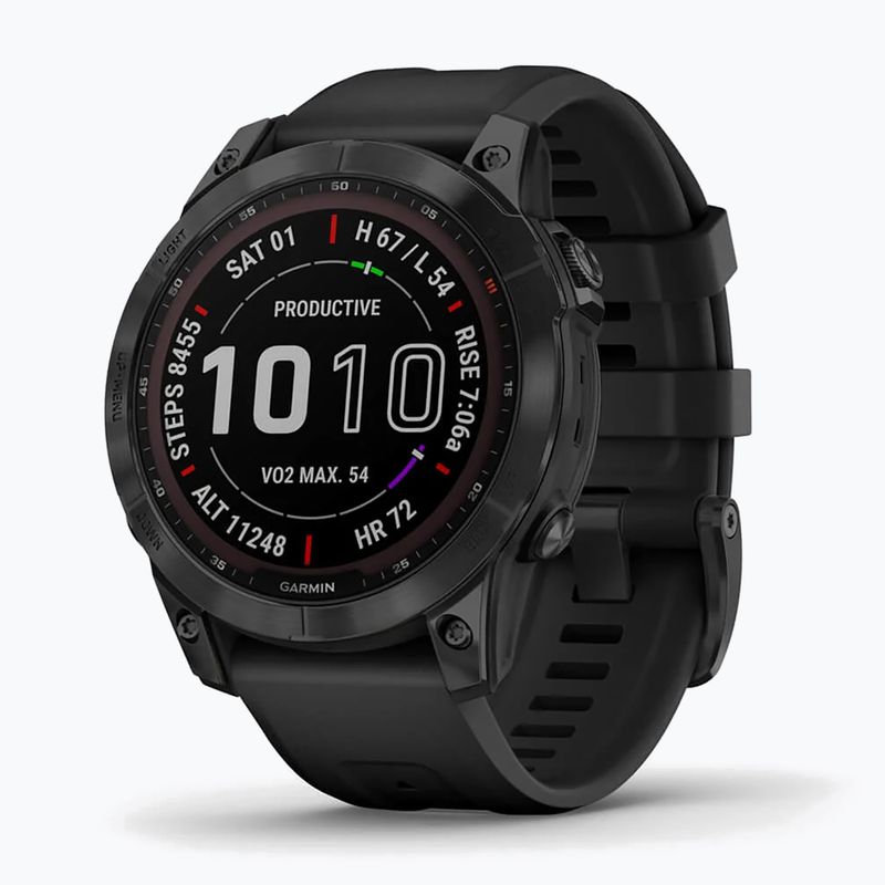 Garmin Fenix 7 Sapphire Solar Hrm Elevate Ox hodinky čierne 010-02540-35