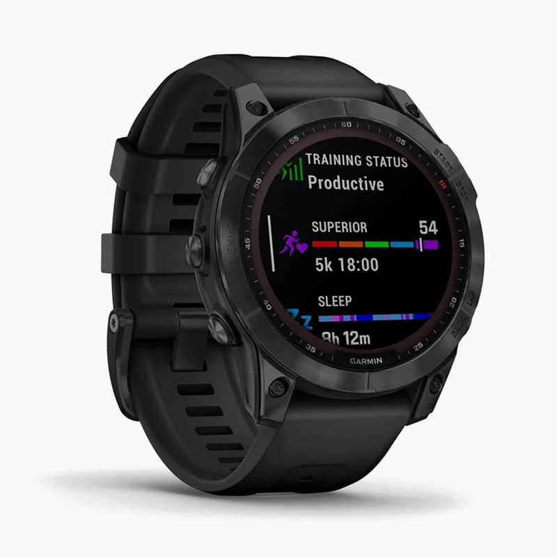 Garmin Fenix 7 Sapphire Solar Hrm Elevate Ox hodinky čierne 010-02540-35 3