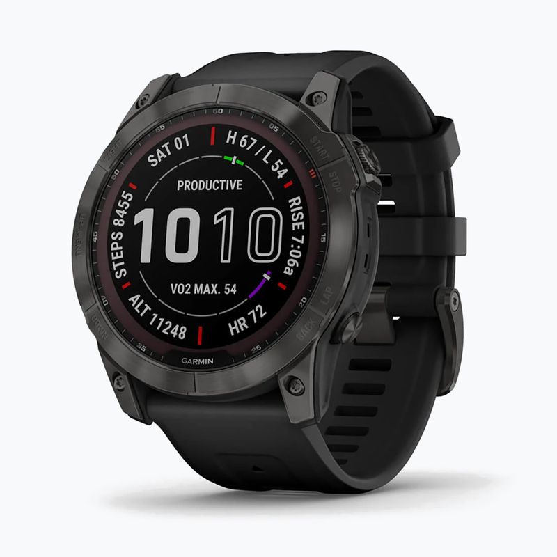 Hodinky Garmin Fenix 7X Sapphire Solar Hrm Elevate Ox black 010-02541-11