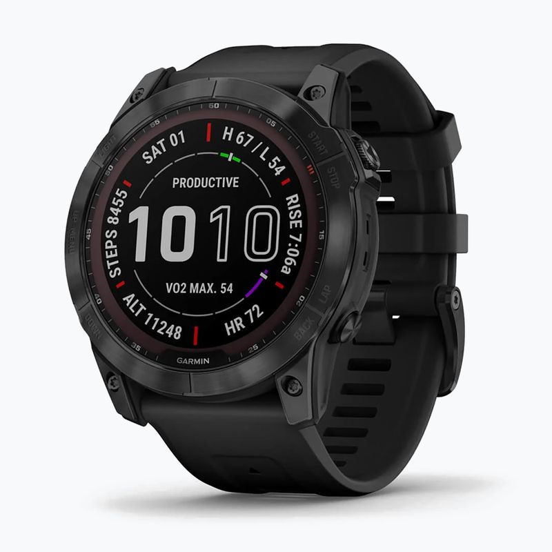 Hodinky Garmin Fenix 7X Sapphire Solar Hrm Elevate Ox black 010-02541-23