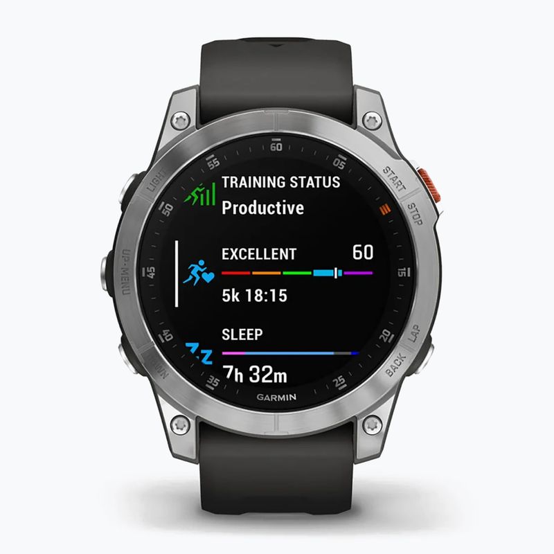 Hodinky Garmin Epix 2 Hrm Elevate Ox strieborné 010-02582-01 2