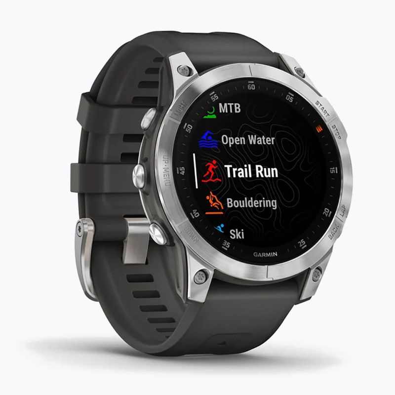 Hodinky Garmin Epix 2 Hrm Elevate Ox strieborné 010-02582-01 3