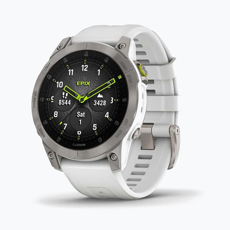 Hodinky Garmin Epix 2 Sapphire HRM Elevate Ox white 010-02582-21