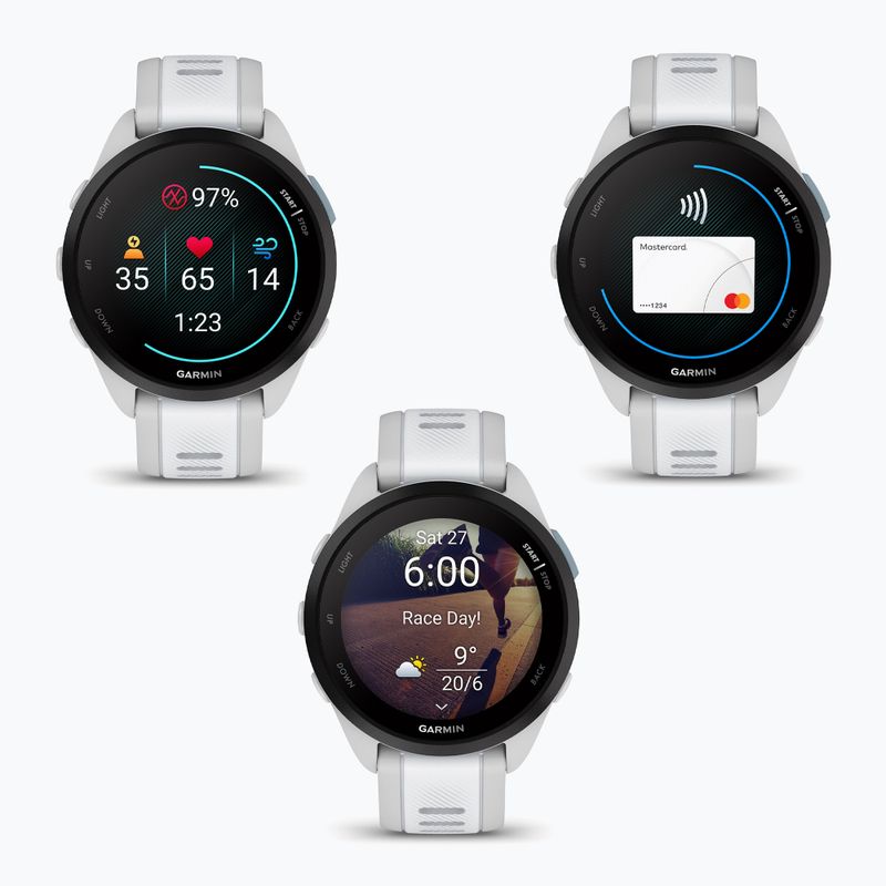 Hodinky Garmin Forerunner 165 mist gray/whitestone 8