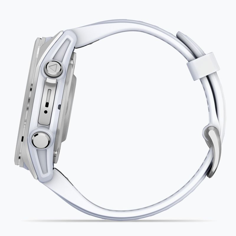 Hodinky Garmin Fenix 8 43 mm Amoled silver/white stone 5