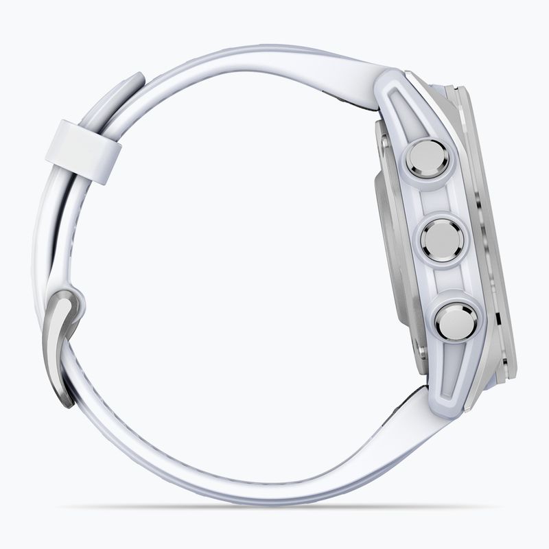 Hodinky Garmin Fenix 8 43 mm Amoled silver/white stone 6
