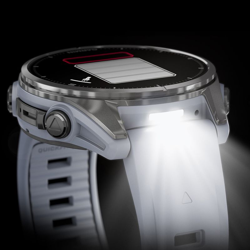 Hodinky Garmin Fenix 8 43 mm Amoled silver/white stone 7