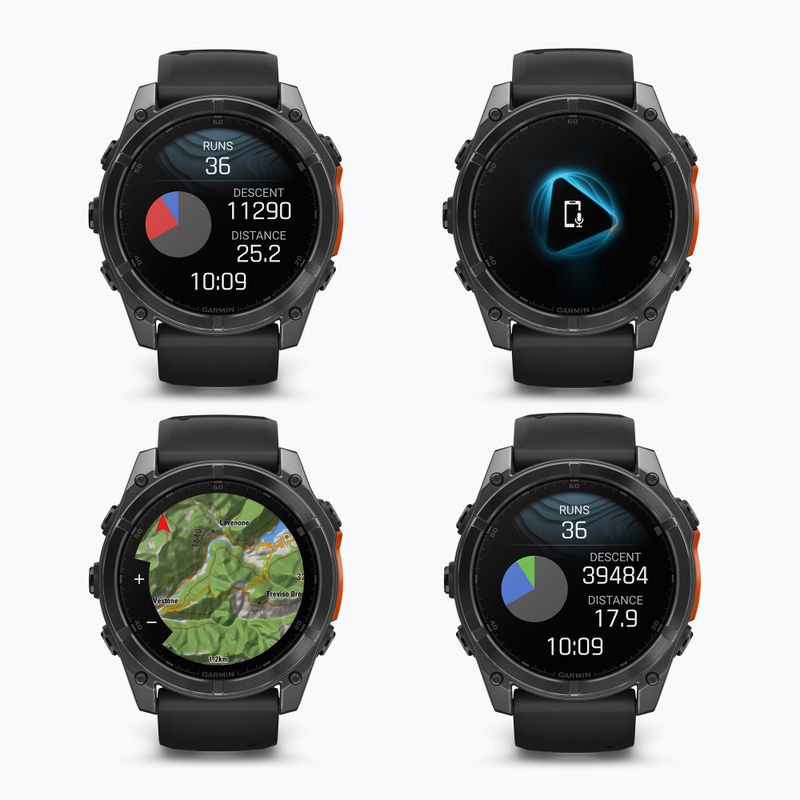 Hodinky Garmin Fenix 8 51 mm Amoled slate gray/black 9