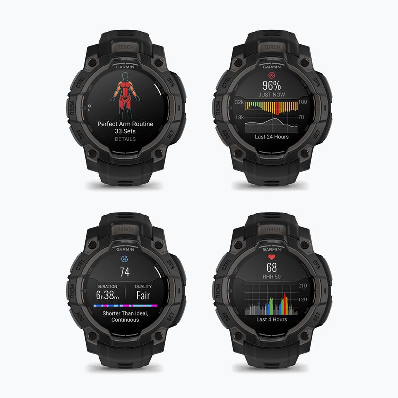 Hodinky Garmin Instinct 3 45 mm AMOLED black/black 8