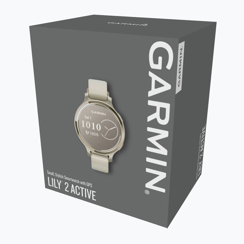 Hodinky Garmin Lily 2 Active lunar gold/bone 4
