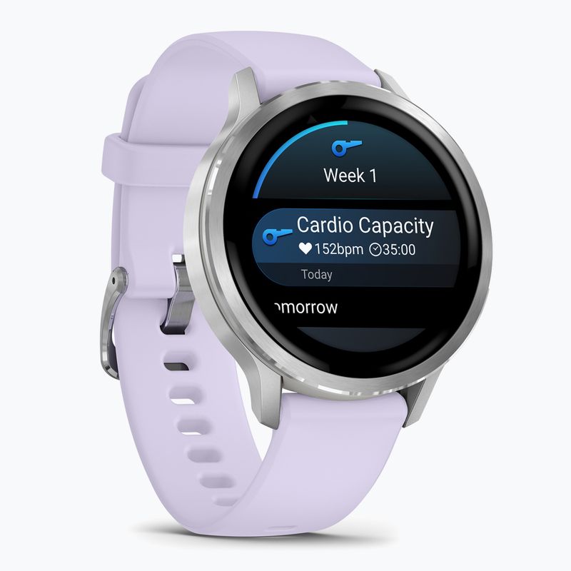 Hodinky Garmin Venu 4 41 mm silver/perwinkle 4