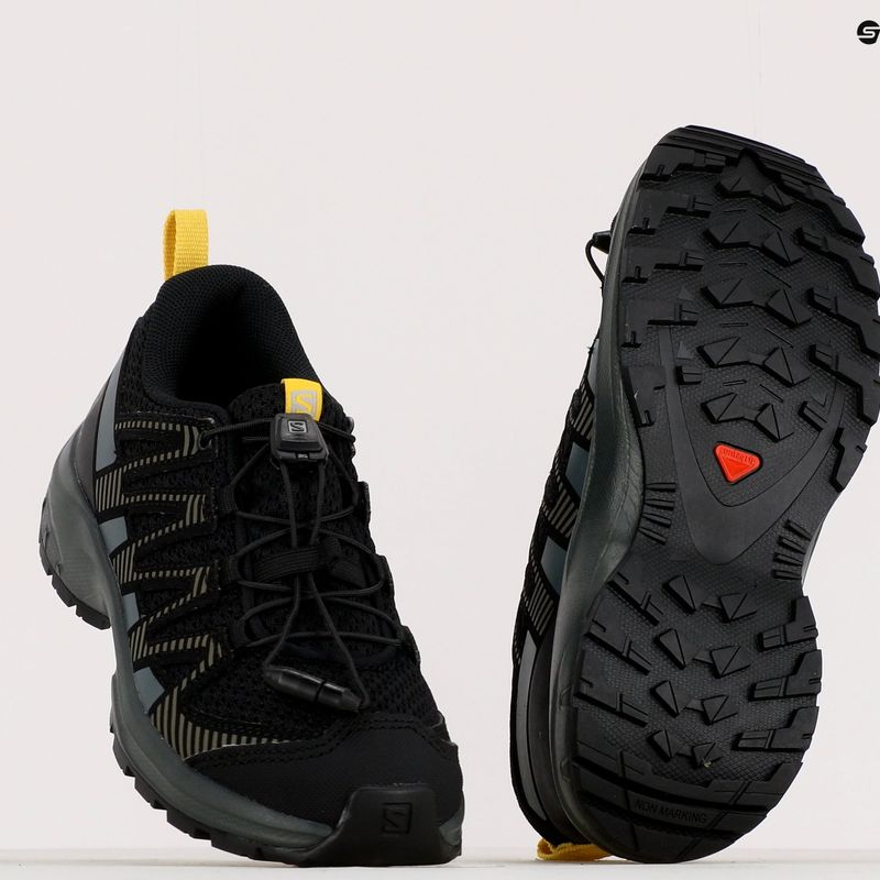 Detská trailová obuv Salomon XA Pro V8 black L41436100 17