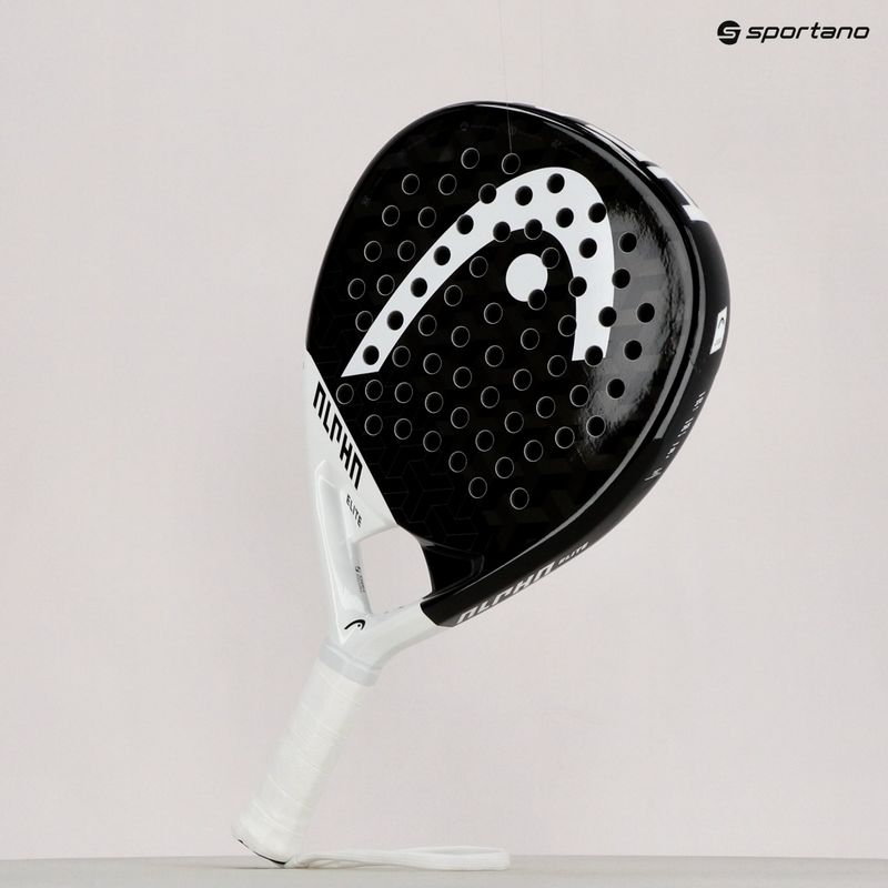 Pálka HEAD Graphene 360+ Alpha Elite čierno-biela 228151 11