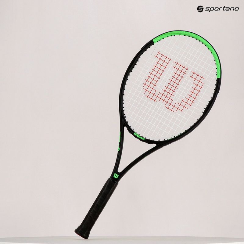 Tenisová raketa Wilson Blade Feel 103 čierno-zelená WR083310U 14