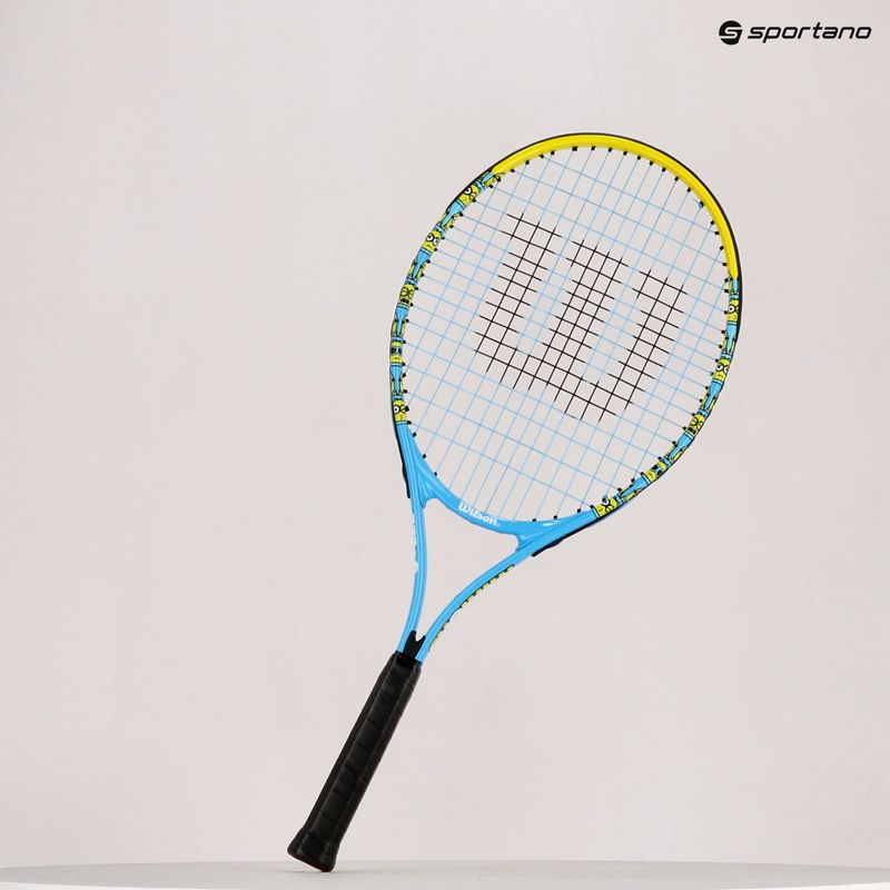 Detská tenisová raketa Wilson Minions 2.0 Jr 25 modrá/žltá WR097310H 12