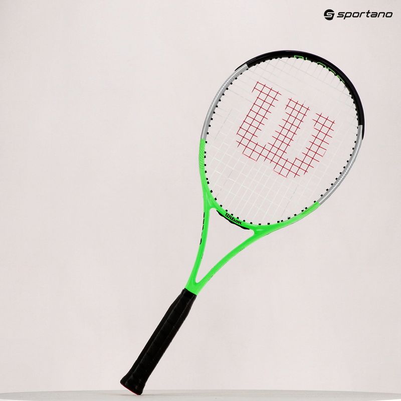 Tenisová raketa Wilson Blade Feel Rxt 105 čierno-zelená WR086910U 13