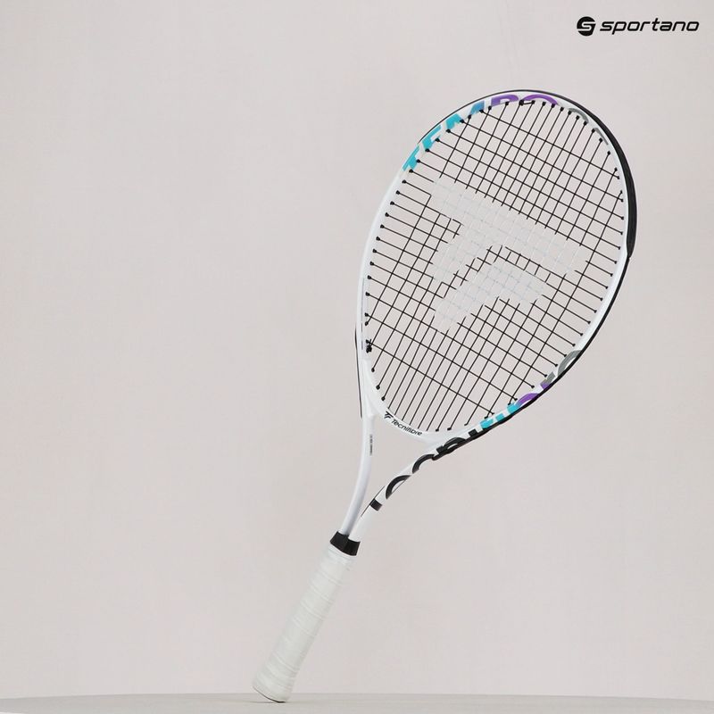 Detská tenisová raketa Tecnifibre Tempo 25 biela 14TEMP252E 13