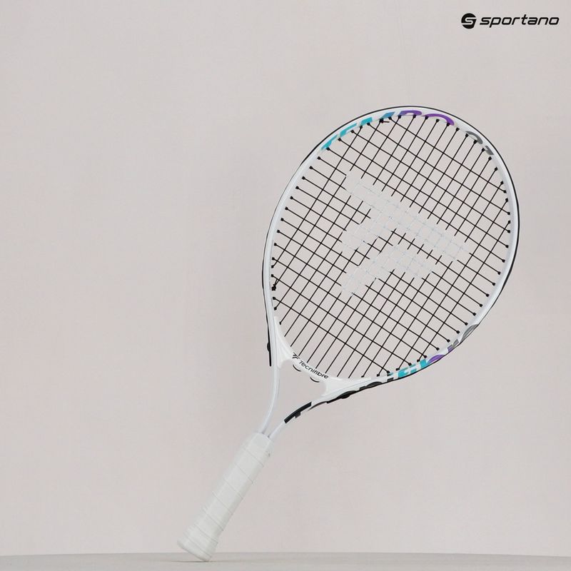 Detská tenisová raketa Tecnifibre Tempo 21 biela 14TEMP212E 12