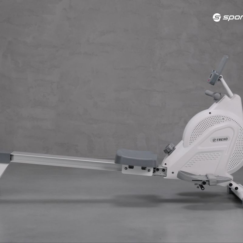 Veslovací trenažér XTREXO biely RM1 15