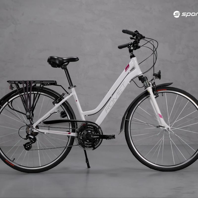 Dámsky trekingový bicykel Romet Gazela white-purple R23A-TRE-28-17-2866A 15