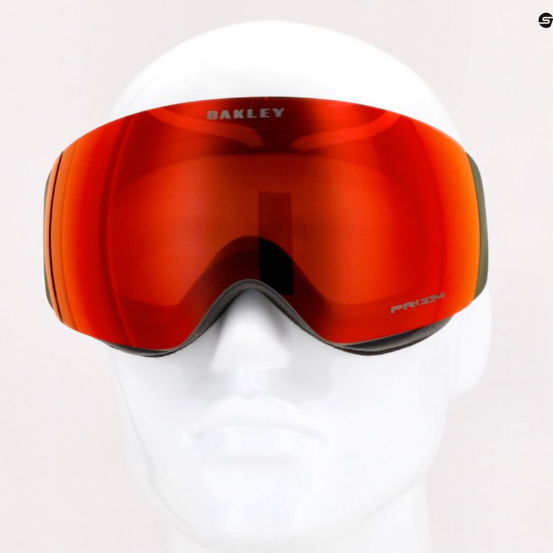 Lyžiarske okuliare Oakley Flight Deck M červené OO7064-C1 8