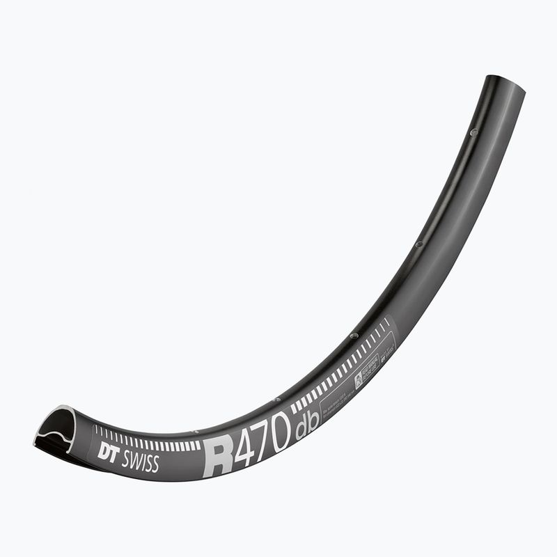 DT Swiss R 470 700C 23 MM DB VI 24 čierny ráfik