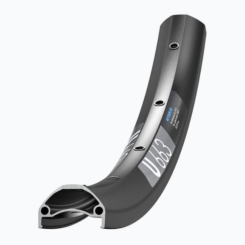 DT Swiss U 663 27 30 MM DB VI 32 čierny ráfik na bicykel 2