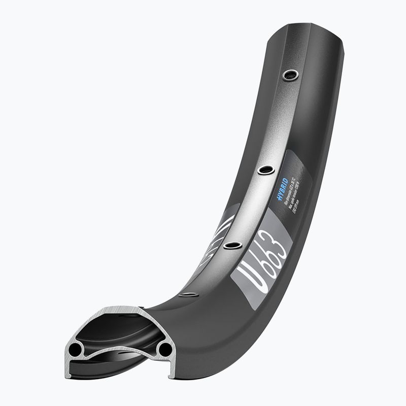 DT Swiss U 663 29 30 MM DB VI 28 čierny ráfik na bicykel 2