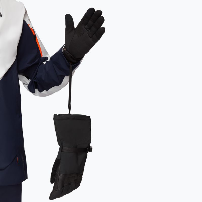 Trekingové rukavice Mammut Masao 3 v 1 čierne 1190-00310-0001-1100 12