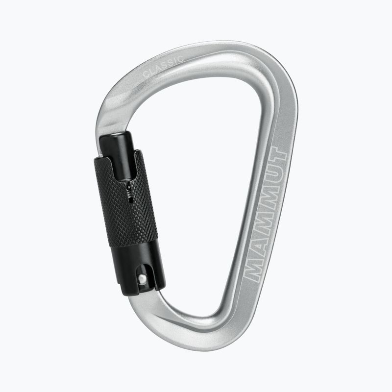 Lezecká karabína Mammut Classic HMS Twistlock Plus light grey 4