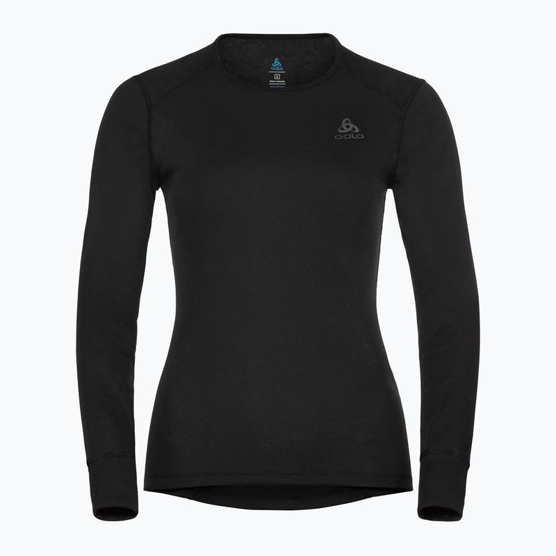 Dámske termoaktívne tričko s dlhým rukávom ODLO Active Warm Bl Top Crew Neck black 3