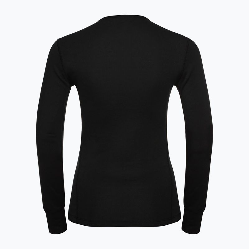 Dámske termoaktívne tričko s dlhým rukávom ODLO Active Warm Bl Top Crew Neck black 4