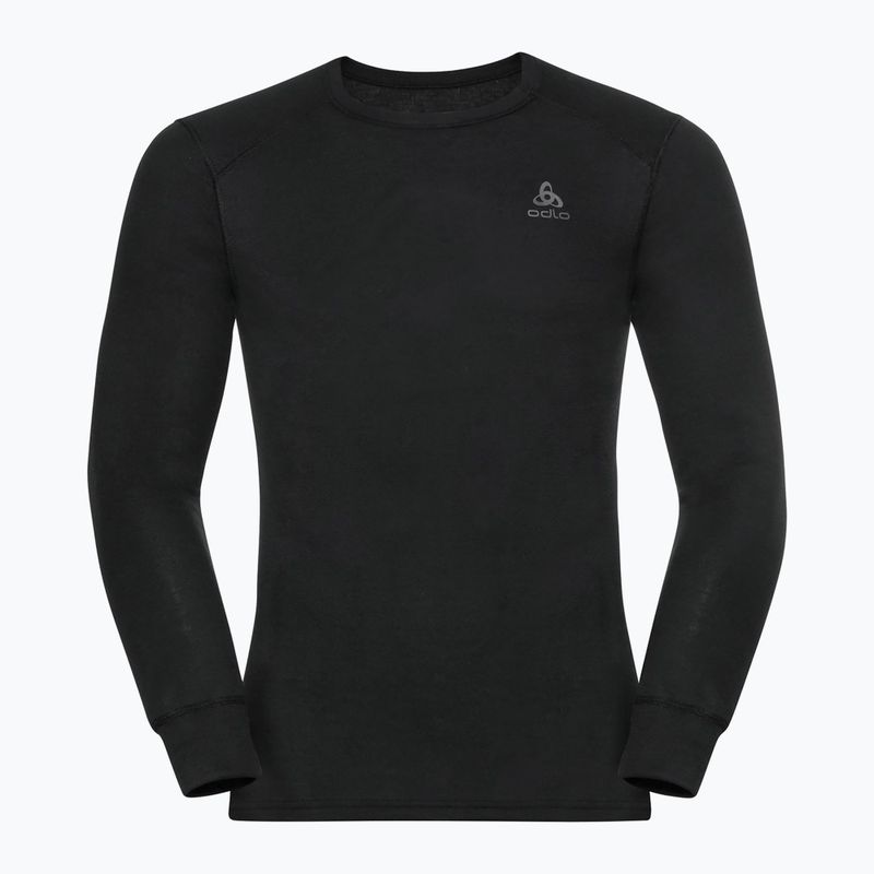 Pánska termoaktívna mikina ODLO Active Warm Bl Top Crew Neck black 3