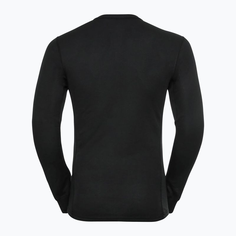 Pánska termoaktívna mikina ODLO Active Warm Bl Top Crew Neck black 4