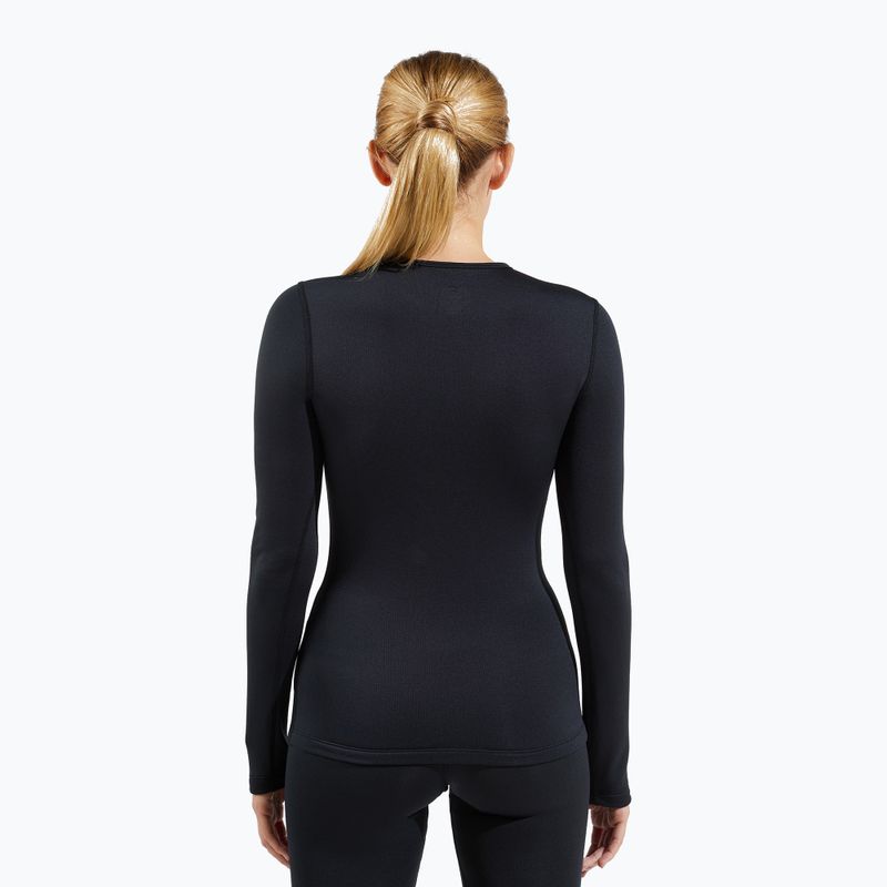Dámska termoaktívna mikina ODLO Fundamentals Active Warm Bl Top Crew Neck black 3