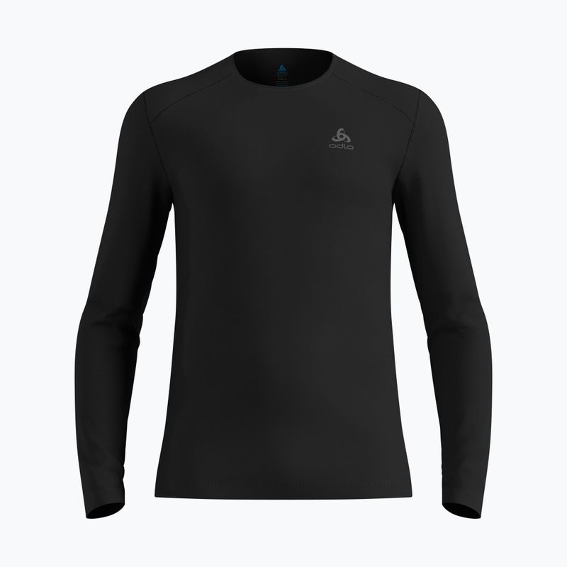 Pánska termoaktívna mikina ODLO Fundamentals Active Warm Bl Top Crew Neck black
