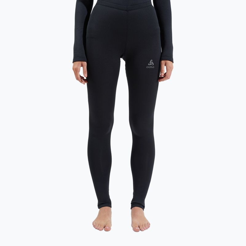Dámske termoregulačné nohavice ODLO Fundamentals Active Warm Bl Bottom Long čierne