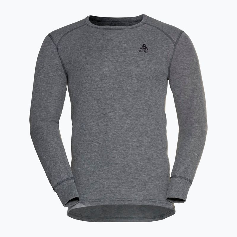 Pánska termoakčná mikina ODLO Active Warm Bl Top Crew Neck odlo steel grey melange 4