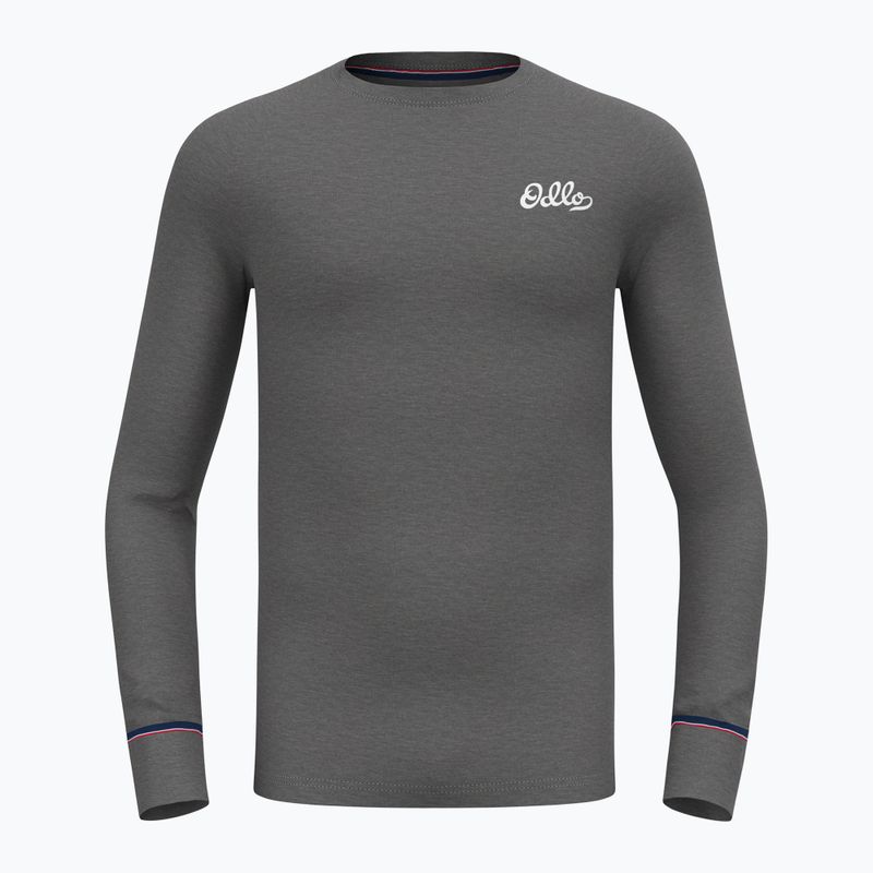 Pánska termoakčná mikina ODLO Active Warm Originals Bl Top Crew Neck odlo steel grey melange 5