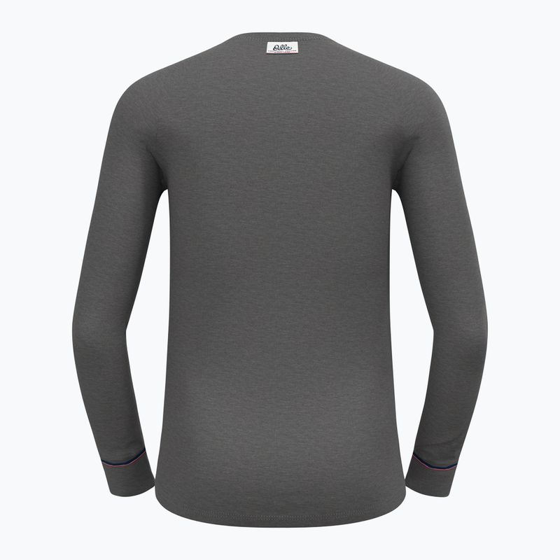Pánska termoakčná mikina ODLO Active Warm Originals Bl Top Crew Neck odlo steel grey melange 6