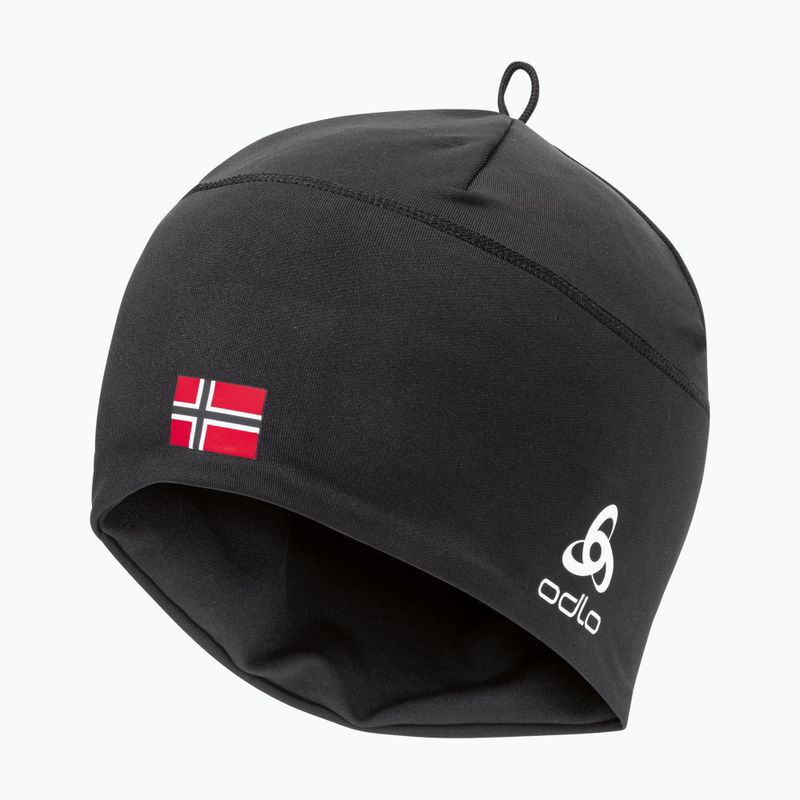 Zimná čiapka ODLO Polyknit Fan Warm black/Norwegian flag 2