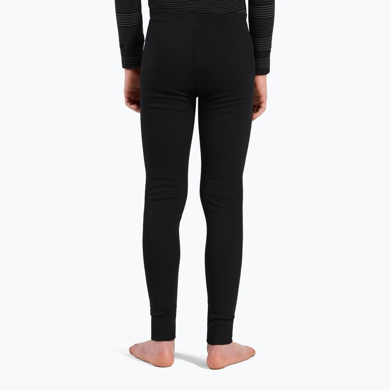 Detské termoprádlo ODLO Active Warm Eco Long black/grey melange 4