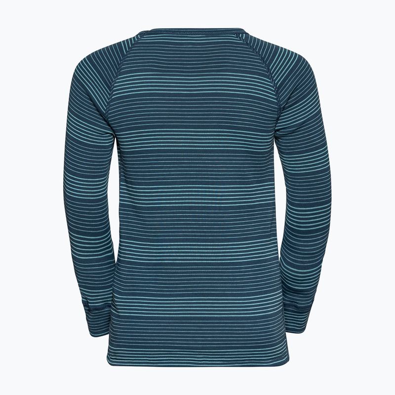 Detské termoprádlo ODLO Active Warm Eco Long modré 159449/21017 4
