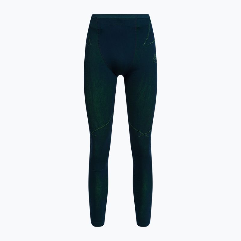 Pánske termoprádlo ODLO Fundamentals Performance Warm Long zeleno-tmavomodré 19682/2122 4