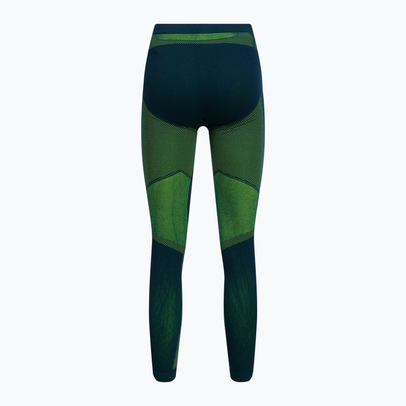 Pánske termoprádlo ODLO Fundamentals Performance Warm Long zeleno-tmavomodré 19682/2122 5